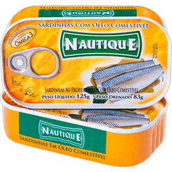 SARDINHA NAUTIQUE LATA 125G OLEO